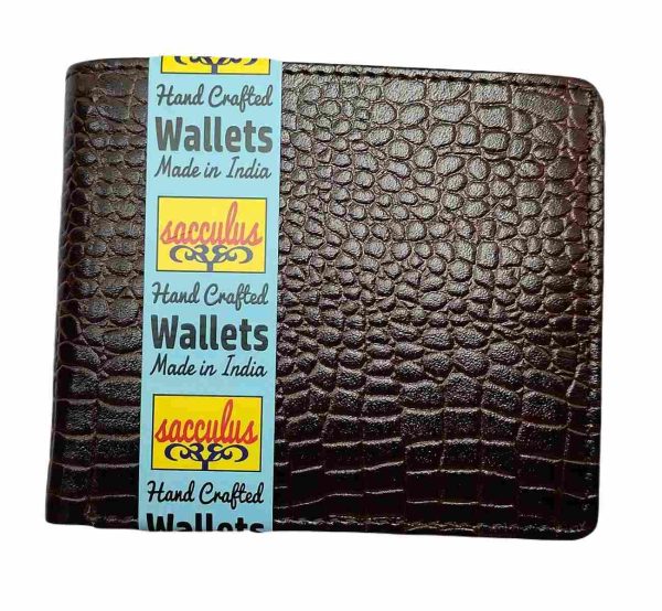 Crocodile Genuine Leather Wallets for men in black box E2013 6