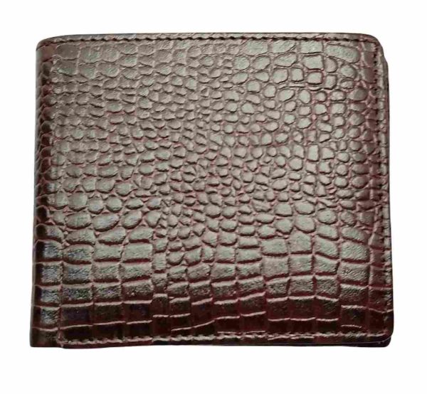 Crocodile Genuine Leather Wallets for men in black box