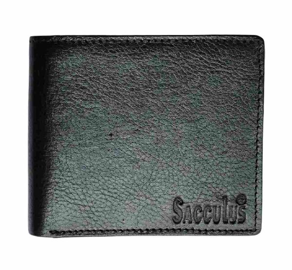 Genuine Leather Wallets for men black