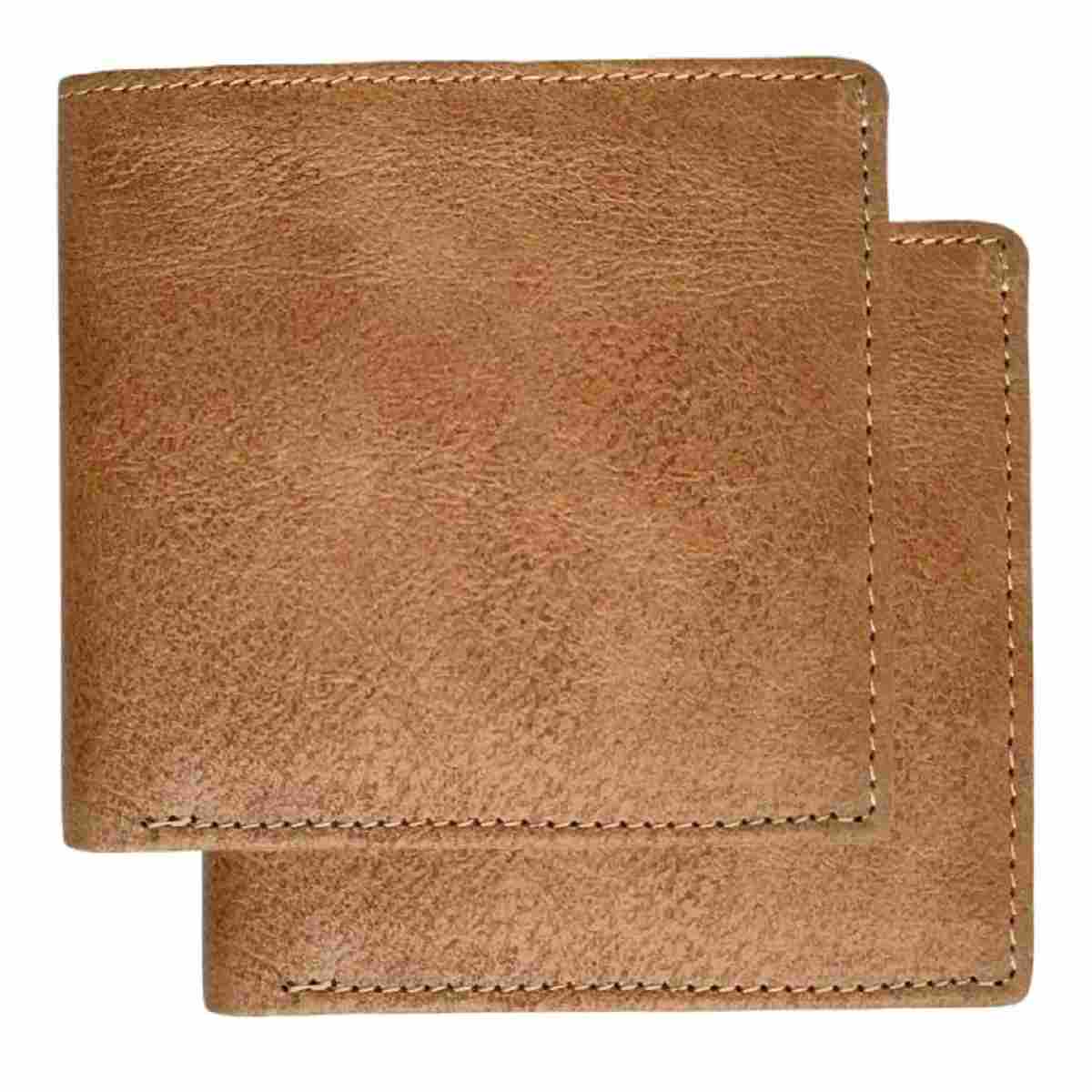 E2022 Crust Leather Wallets for Men Pack of 2--